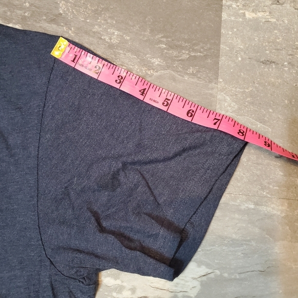 NWT Top Gun short sleeves tee shirt. Dark heathered blue. Size M. - Picture 8 of 8